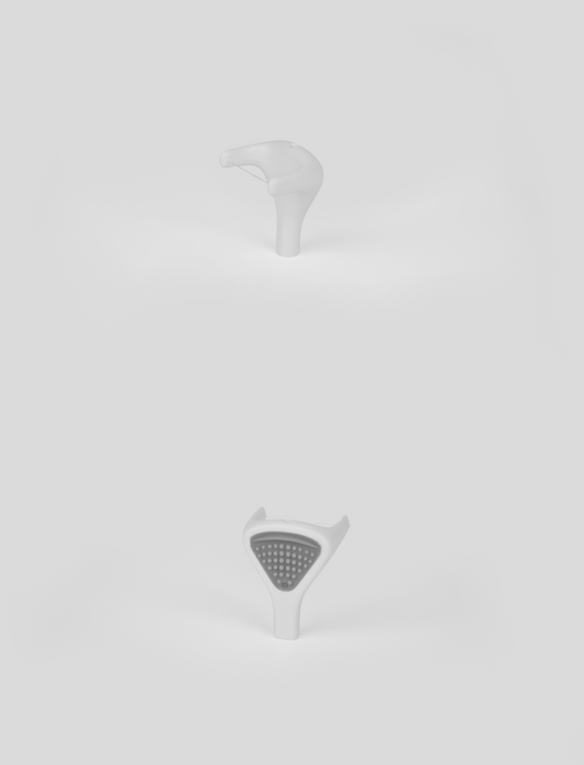 Orthoclean™ Sonic Dental Flosser Replacement Heads - floss head and integrated tongue cleanser